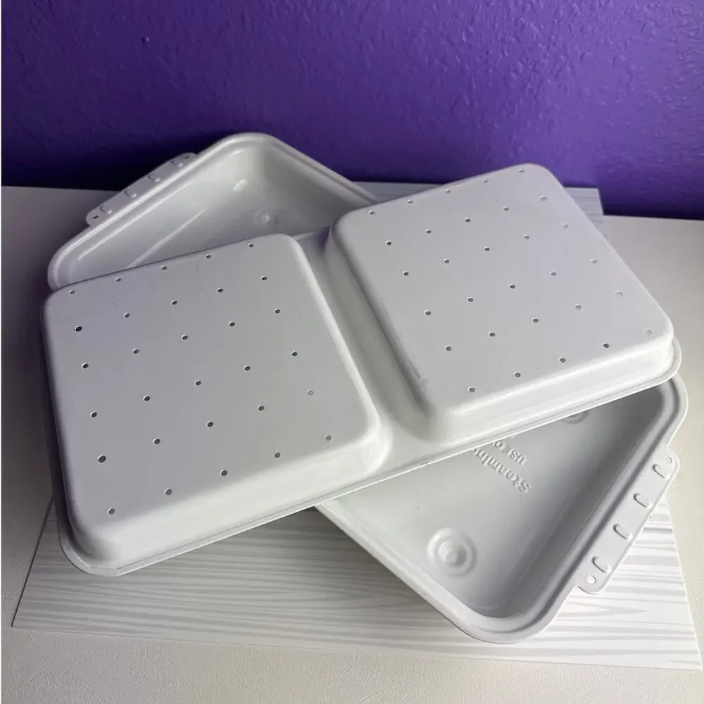 Ronco Showtime Rotisserie Steam Tray Base & Steamer Insert Replacement Parts Set